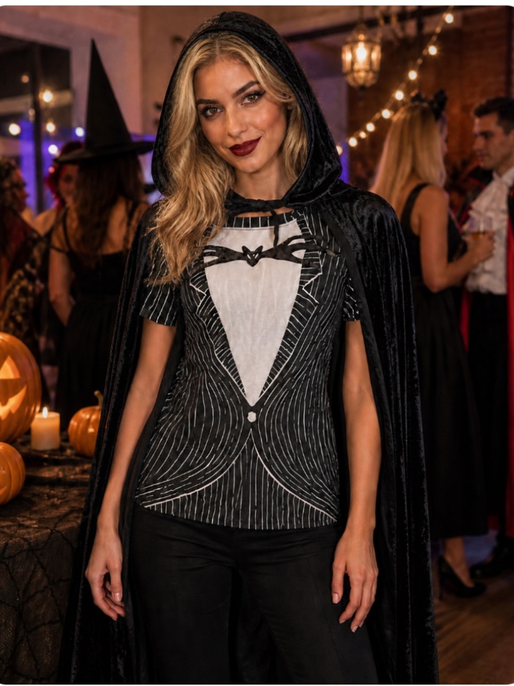 HALLOWEEN COSTUM. THE NIGHTMARE BEFORE CRISTMAS. TIM BURTON. Jack Skellington